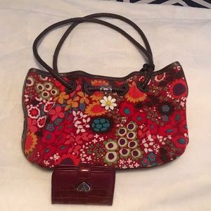 Brighton Daisy Shoulder Bag w/Brighton Wallet